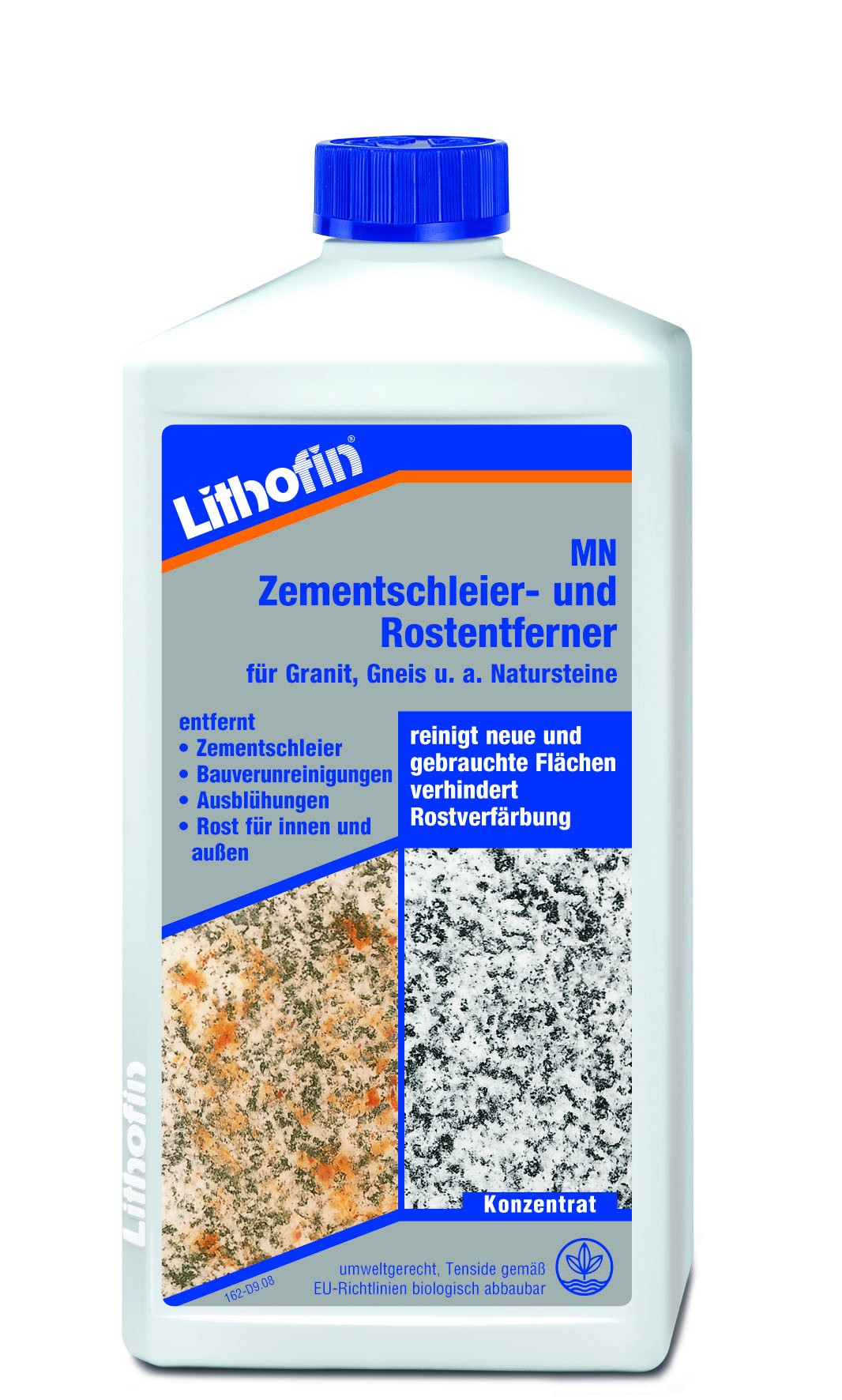 MN Zementschleier- und Rostentferner - 1 Liter Gebinde