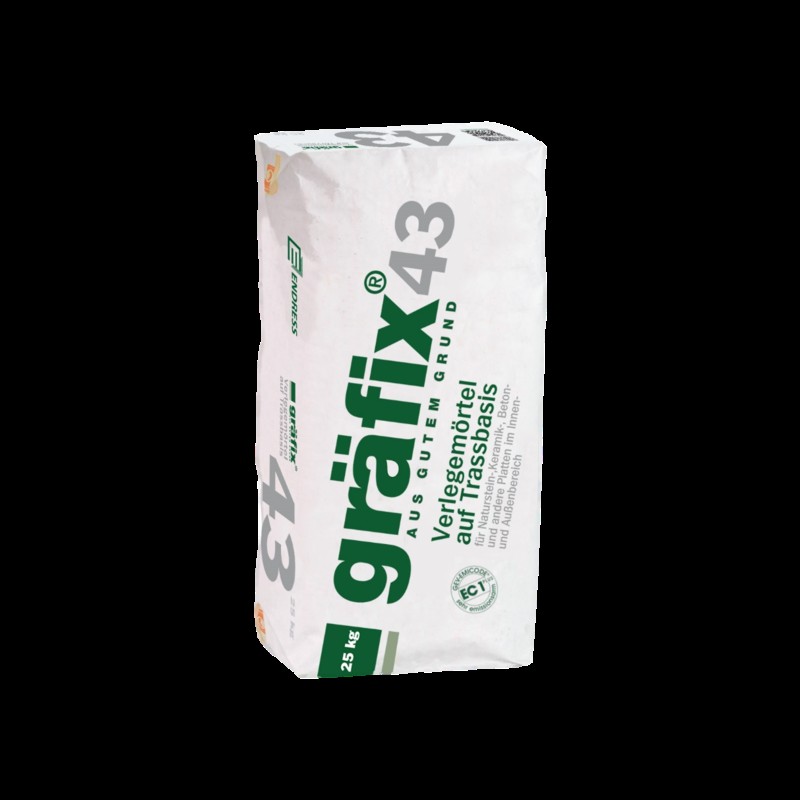 Natursteinverlegemörtel auf Trassbasis - 25 kg Sack